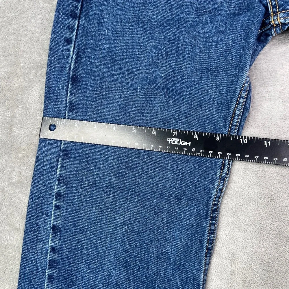 Levi's 505 Jeans Mens 32x32 Blue Medium Wash Straight Leg Western Cowboy Denim
